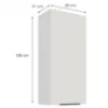Obrazek Szafka Kuchenna Aria-Wh/Wh Anti Fingerprint 50g-108 1f