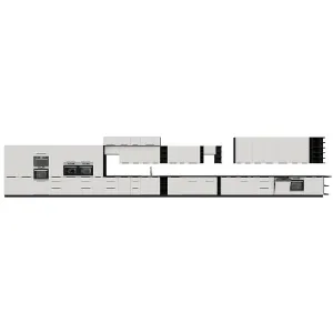 Obrazek Szafka Kuchenna Aria-Wh/Bl Anti Fingerprint 60 Nagu-36 1f