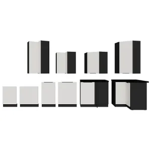 Obrazek Szafka Kuchenna Aria-Wh/Bl Anti Fingerprint 60 Nagu-36 1f