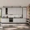 Obrazek Szafka Kuchenna Aria-Wh/Bl Anti Fingerprint 50gu-36 1f