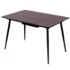 Obrazek Stół Rozkładany Remy 120/160x80 12526 Dąb 8078-75/Czarny