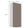 Obrazek Szafka Kuchenna Aria-Ta/Wh Anti Fingerprint 45g-108 1f