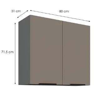 Obrazek Szafka Kuchenna Aria-Ta/Ant Anti Fingerprint 80g-72 2f