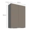 Obrazek Szafka Kuchenna Aria-Ta/Ant Anti Fingerprint 80g-108 2f