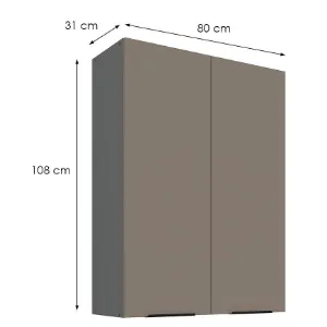 Obrazek Szafka Kuchenna Aria-Ta/Ant Anti Fingerprint 80g-108 2f