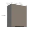 Obrazek Szafka Kuchenna Aria-Ta/Ant Anti Fingerprint 60g-72 1f