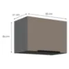 Obrazek Szafka Kuchenna Aria-Ta/Ant Anti Fingerprint 50gu-36 1f
