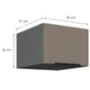 Obrazek Szafka Kuchenna Aria-Ta/Ant Anti Fingerprint 50 Nagu-36 1f