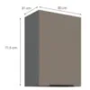 Obrazek Szafka Kuchenna Aria-Ta/Ant Anti Fingerprint 50g-72 1f