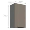 Obrazek Szafka Kuchenna Aria-Ta/Ant Anti Fingerprint 40g-72 1f