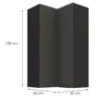 Obrazek Szafka Kuchenna Aria-Gr/Bl Anti Fingerprint 60x60 Gn-108 2f (90°)