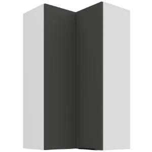 Obrazek Szafka Kuchenna Aria-Gr/Wh Anti Fingerprint 60x60 Gn-108 2f (90°)
