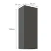 Obrazek Szafka Kuchenna Aria-Gr/Ant Anti Fingerprint 40g-108 1f