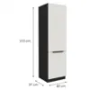 Obrazek Szafka Kuchenna Aria-Wh/Bl Anti Fingerprint 60dk-210 2f
