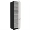 Obrazek Szafka Kuchenna Aria-Wh/Bl Anti Fingerprint 60dk-210 2f