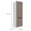 Obrazek Szafka Kuchenna Aria-Ta/Wh Anti Fingerprint 60lo-210 2f