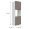 Obrazek Szafka Kuchenna Aria-Ta/Wh Anti Fingerprint 60dp-210 2f