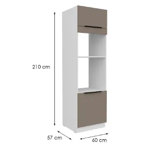 Obrazek Szafka Kuchenna Aria-Ta/Wh Anti Fingerprint 60dpm-210 2f