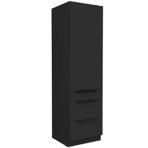 Obrazek Szafka Kuchenna Aria-Bl/Bl Anti Fingerprint 60dks-210 1f 3s