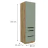 Obrazek Szafka Kuchenna Aria-Sa/Ar Anti Fingerprint 60dks-210 1f 3s