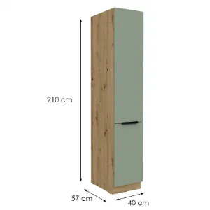 Obrazek Szafka Kuchenna Aria-Sa/Ar Anti Fingerprint 40dk-210 2f