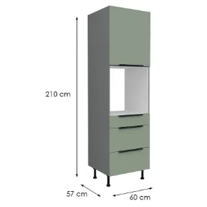 Obrazek Szafka Kuchenna Aria-Sa/Ant Anti Fingerprint 60dps-215 1f 3s