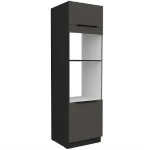 Obrazek Szafka Kuchenna Aria-Gr/Bl Anti Fingerprint 60dpm-210 2f