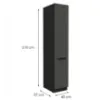 Obrazek Szafka Kuchenna Aria-Gr/Bl Anti Fingerprint 40dk-210 2f