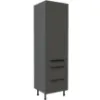 Obrazek Szafka Kuchenna Aria-Gr/Ant Anti Fingerprint 60dks-215 1f 3s