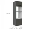 Obrazek Szafka Kuchenna Aria-Gr/Ant Anti Fingerprint 60dpm-215 2f