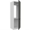 Obrazek Szafka Kuchenna Aria-Gr/Wh Anti Fingerprint 60lo-210 2f