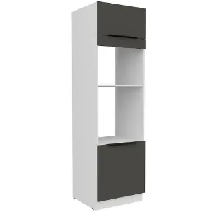 Obrazek Szafka Kuchenna Aria-Gr/Wh Anti Fingerprint 60dpm-210 2f