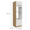Obrazek Szafka Kuchenna Aria-Wh/Ar Anti Fingerprint 60dpm-210 2f