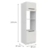 Obrazek Szafka Kuchenna Aria-Wh/Wh Anti Fingerprint 60dpm-210 2f