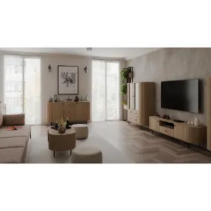 Obrazek Witryna Ovalio 122  2f 2s Dąb Cremona