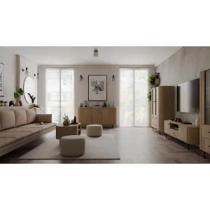 Obrazek Witryna Ovalio 122  2f 2s Dąb Cremona