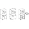 Obrazek Buffet Linda Cashmere 80 (SOLEA)