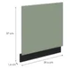 Obrazek Front Kuchenny Zm Aria-Sa/Bl Anti Fingerprint 570x596