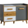 Obrazek Komoda W6 Werso Riviera/Biały Bryl/Antracyt