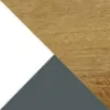 Obrazek Półka W9 Werso Riviera/Biały Bryl/Antracyt
