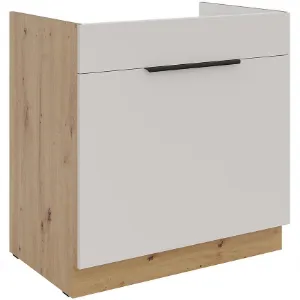 Obrazek Szafka kuchenna Solea cashmere/artisan 80ZL 1S BB