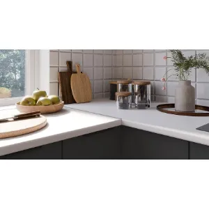 Obrazek Kuchnia Aria GR/WH 260x230 cm bez blatu