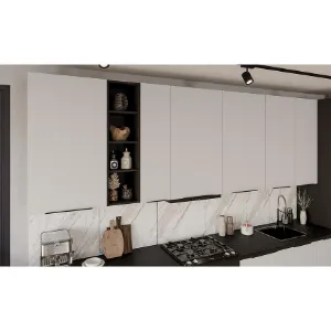 Obrazek Kuchnia Aria WH/BL 390 cm bez blatu