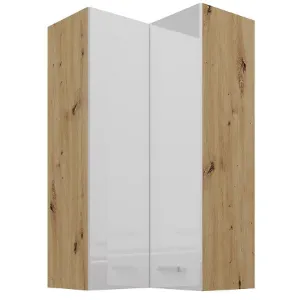Szafka kuchenna artisan biały 60x60 GN-108 2F (90°)