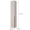 Obrazek Szafa Slim 1d S01 Kaszmir