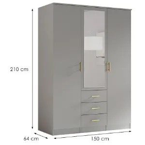Obrazek Szafa 3d Szara