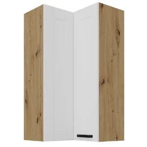 Szafka kuchenna Luna biały mat/artisan 60x60 GN-108 2F (90°)