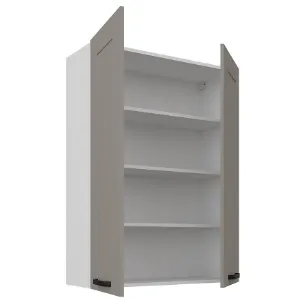 Szafka kuchenna Luna claygrey/biały 80G-108 2F