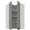 Obrazek Szafka kuchenna Luna claygrey/biały 60x60 GN-108 2F (90°)
