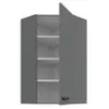 Obrazek Szafka kuchenna Nessa antracyt 60x60 GN-108 1F (45°)